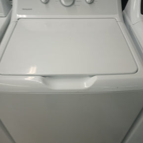 Hotpoint 3.8 cu. ft. Top Load Washer in White with Stainless Steel Basket (4103 - R) - Appliance Discount Outlet