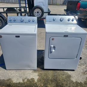 Maytag 4.2 cuft TL Washer and Dryer Set- 1214-1436-U - Appliance Discount Outlet