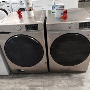 Samsung 4.5 cuft Washer and Dryer Set - 1371 - 1415 - N - Appliance Discount Outlet