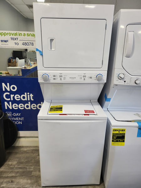 Frigidaire stacked deals laundry center