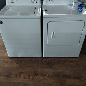 Amana Electric Dryer NED4600YQ0 with 7.0 cu. ft. Capacity (1644 - U)Amana NTW4516FW3 3.5 cu. ft. Top Load Washer with 9 Wash Cycles (4008 - U) - Appliance Discount Outlet