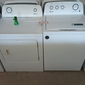 Amana NTW4519JW 3.8 cu. ft. Top Load Washer with Dual Action Agitator and dryer (set) (1512/1637-U) - Appliance Discount Outlet
