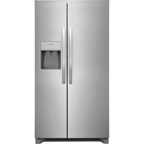 Frigidaire 25.6-cu ft Side-by-Side Refrigerator with Ice Maker, Water and Ice Dispenser (Stainless Steel) - Appliance Discount Outlet
