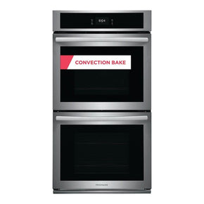 Frigidaire 27-in Double Electric Wall Oven Single-fan Self-cleaning (Stainless Steel) - Appliance Discount Outlet