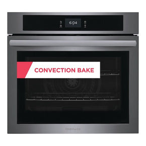 Frigidaire 30-in Single Electric Wall Oven Single-fan Self-cleaning (Black Stainless Steel) - Appliance Discount Outlet