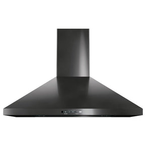 GE 30-in 350-CFM Convertible Black Stainless Wall-Mounted Range Hood with Charcoal Filter - Appliance Discount Outlet
