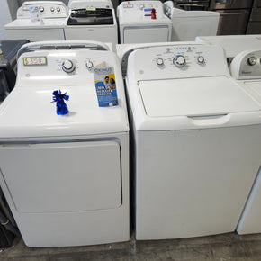 GE 4.2 cuft Top Load Washer and Dryer Set (4086 - 0047U) - Appliance Discount Outlet