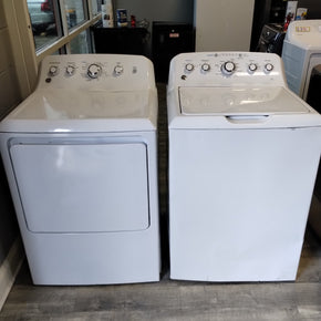GE 4.5 cu. ft. Top Load Washer & Dryer Set - Appliance Discount Outlet