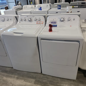 GE 4.5 cuft TL Washer and Dryer Set - Appliance Discount Outlet