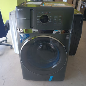 GE Profile 4.8 cu ft Capacity Carbon Graphite Ventless All - in - one Washer/Dryer Combo (new) 4077 - Appliance Discount Outlet