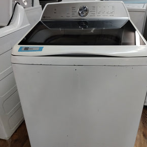 GE Profile 5.0 Cu. Ft. Top Load Washer with Smarter Wash Technology & FlexDispense (4104 - R) - Appliance Discount Outlet