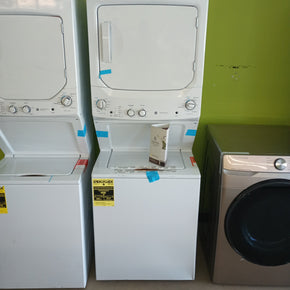 GE Stackable Washer Dryer Combo GUD27ESSM1WW - 3.8 cu. ft. Washer and 5.9 cu. ft. Dryer with 11 Wash Cycles and 4 Dryer Cycles (1506-U) - Appliance Discount Outlet