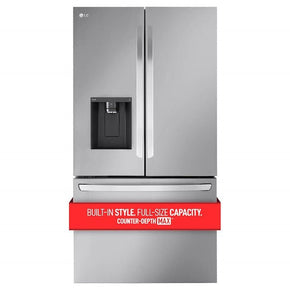 LG Counter Depth MAX 4 Types of Ice 25.5-cu ft Counter-depth Smart French Door Refrigerator with Dual Ice Maker (Fingerprint Resistant) ENERGY STAR - Appliance Discount Outlet