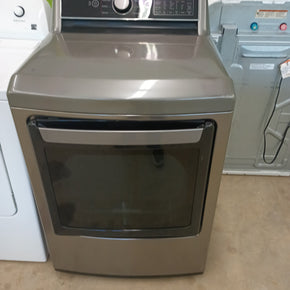 LG Electric Dryer with 8 Cycle Options - Grey (4310 - R) - Appliance Discount Outlet