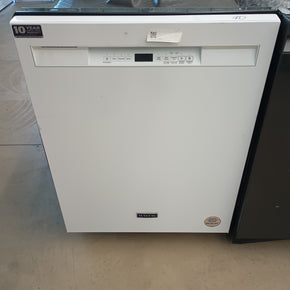 Maytag MDB4949SKW 24" White Front Control Dishwasher with PowerBlast Cycle (1664-U) - Appliance Discount Outlet
