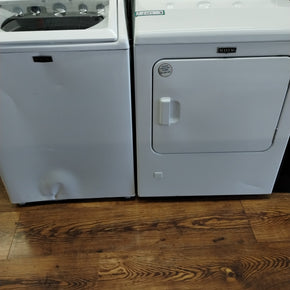 Maytag MED4500MW 7.0 cu. ft. Electric Dryer with Wrinkle PreventMaytag MVW5430MW 4.7 cu. ft. Top Load Washer with PowerWash Cycle (SET) - Appliance Discount Outlet