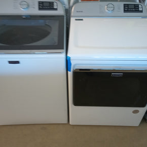 Maytag MVW6230HW 4.7 cu. ft. Top Load Washer and Dryer Set with PowerWash Cycle - Appliance Discount Outlet