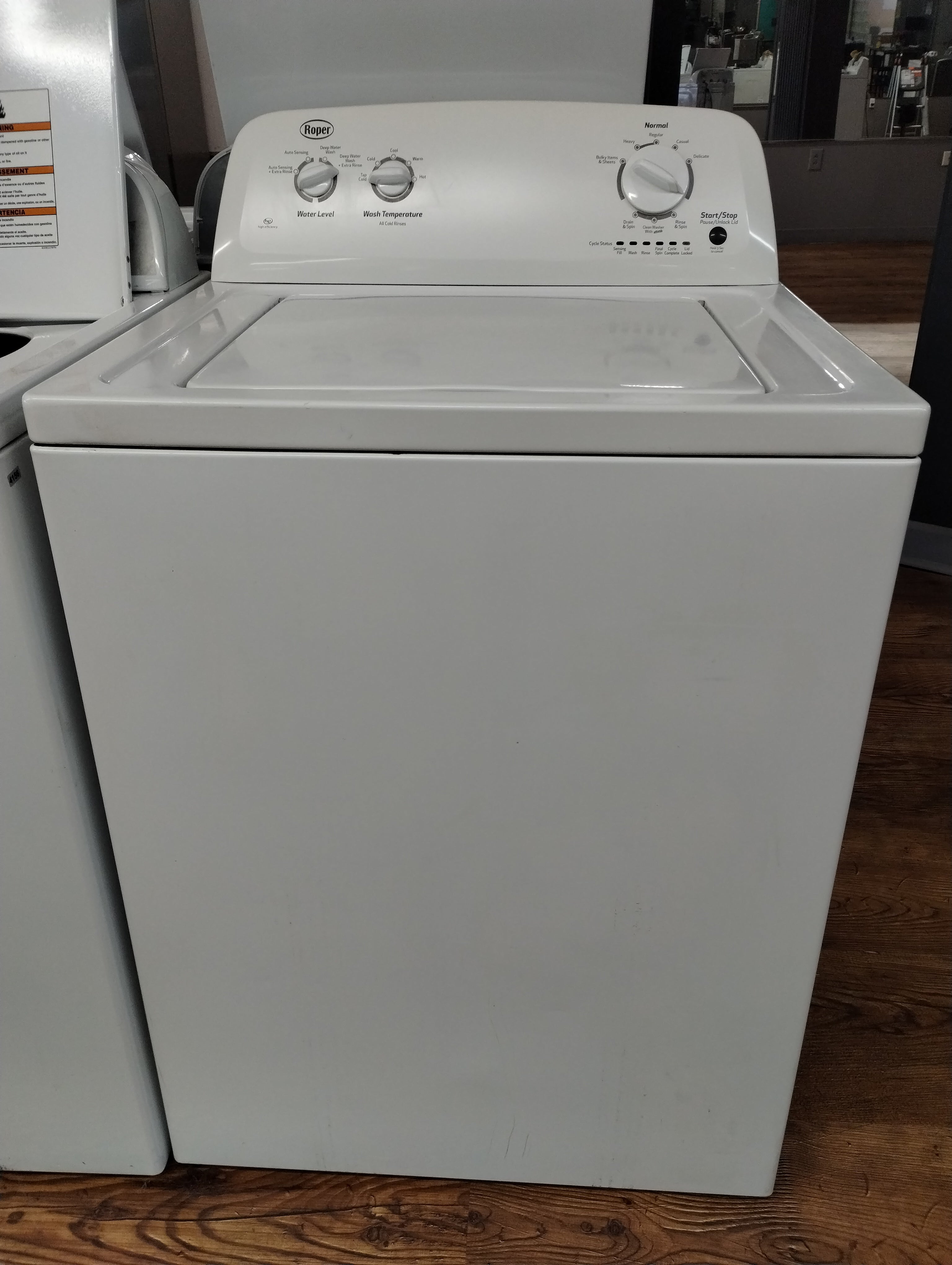 gear washers Roper 3.5-Cu ft High Efficiency Top-Load Washer (White) Rtw4516fw
