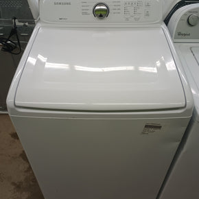 Samsung 4.5 cu. ft. Top Load Washer with Vibration Reduction Technology - WA45N3050AW/A4 (1571-U) - Appliance Discount Outlet