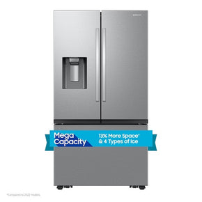Samsung Mega Capacity 30.5-cu ft Smart French Door Refrigerator with Dual Ice Maker, Water and Ice Dispenser (Fingerprint Resistant Stainless Steel) - Appliance Discount Outlet