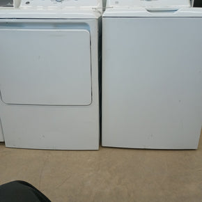 (Set) GE Electric Dryer GTD42EASJWW with 7.2 cu. ft. Capacity and 4 Heat Selections (4002 - U)GE 3.8 cu. ft. Top Load Washer with Stainless Steel Basket (GTW330ASK4WW) (1613 - U) - Appliance Discount Outlet