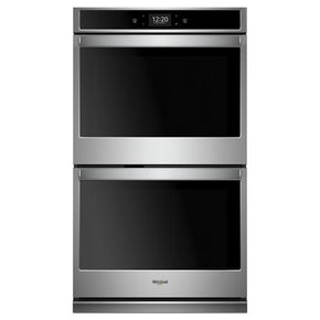 Whirlpool 27 in. Double Electric Wall Oven With Convection Self-Cleaning in Fingerprint Resistant Stainless Steel - Appliance Discount Outlet