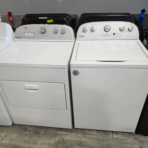 Whirlpool 3.9 cu. High - Efficiency Top Load Washer & Dryer Set - Appliance Discount Outlet