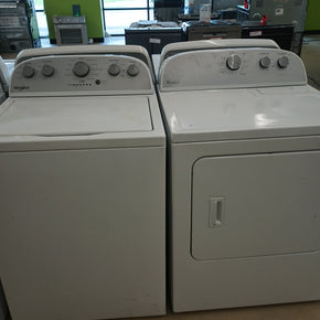 Whirlpool top load washer and dryer set - Appliance Discount Outlet