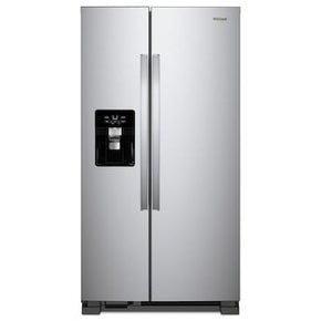 21.4-cu ft Side-by-Side Refrigerator with Ice Maker (Fingerprint-Resistant Stainless Steel) - Appliance Discount Outlet