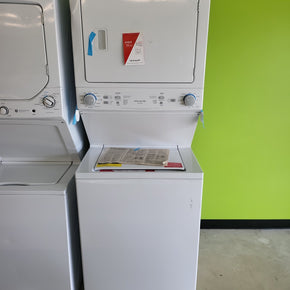 Frigidaire 3.9 cu. ft. Stackable Washer and 5.5 cu. ft. Electric Dryer Combo- White - Appliance Discount Outlet
