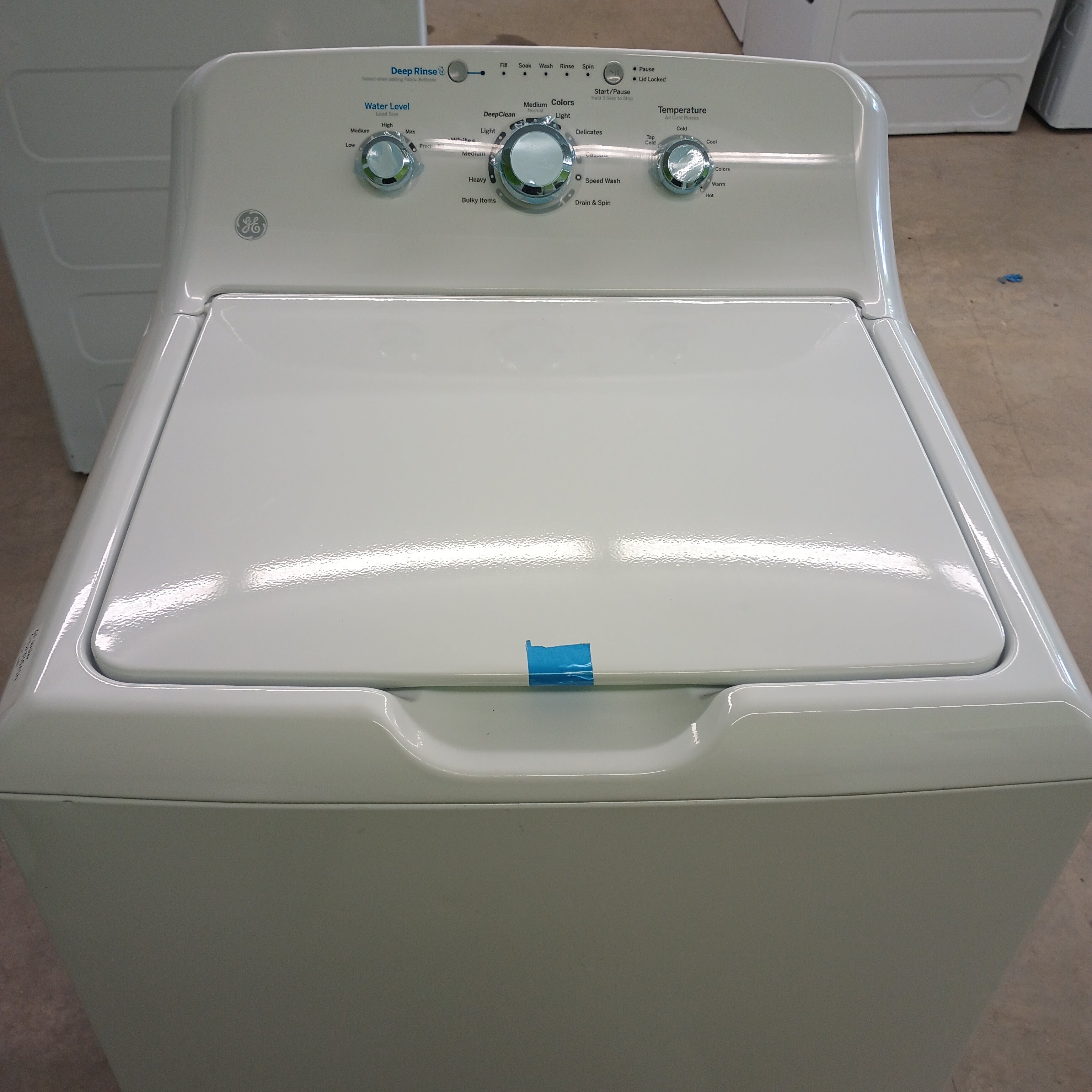 GE - 4.2 Cu. Ft. Top Load Washer with Precise Fill & Deep Rinse - Whit ...