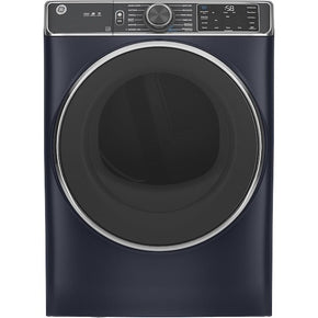 GE 7.8-cu ft Stackable Steam Cycle Smart Electric Dryer (Sapphire Blue) - Appliance Discount Outlet