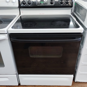 GE Electric Stove Black/white - Appliance Discount Outlet