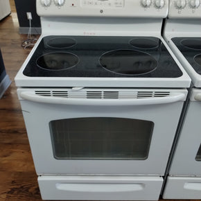 GE Electric Stove, White - Appliance Discount Outlet