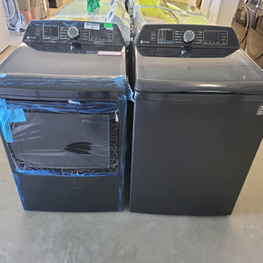 GE Top Load Washer Dryer Set Dark Stainelss PTW700BPTDG - PTD70EBPT - Appliance Discount Outlet