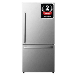 Hisense 17.2-cu ft Counter-depth Bottom-Freezer Refrigerator (Fingerprint Resistant Stainless Steel) ENERGY STAR - Appliance Discount Outlet