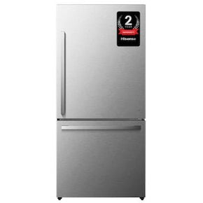 Hisense 17.2-cu ft Counter-Depth Bottom-Freezer Refrigerator with Ice Maker (Stainless Steel) ENERGY STAR - Appliance Discount Outlet