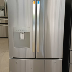 LG 29 cu. ft. 4-Door French Door Refrigerator w/ External Water Dispenser, Door Cooling and Ice Maker in Stainless Steel LRMWS2906S - Appliance Discount Outlet