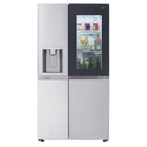 LG InstaView Craft Ice 27.1-cu ft Smart Side-by-Side Refrigerator with Dual Ice Maker (Printproof Stainless Steel) ENERGY STAR - Appliance Discount Outlet