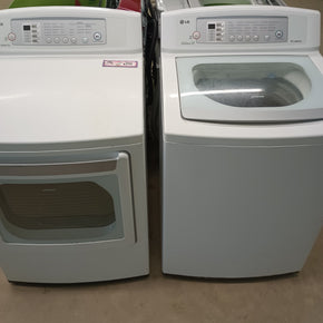 LG Washer and dryer set Direct drive /sensor dry (used) - Appliance Discount Outlet