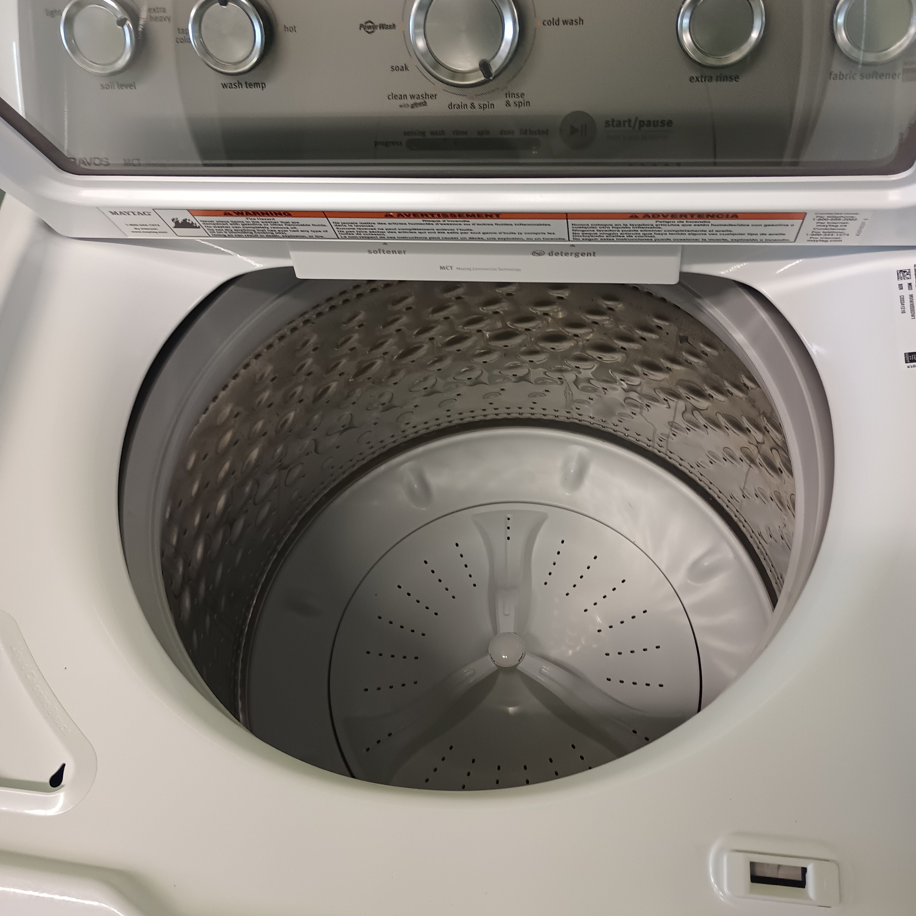 Maytag 4.3 cuft Top Load Washer and 7 cuft Dryer MVWX655DW MEDX655DW