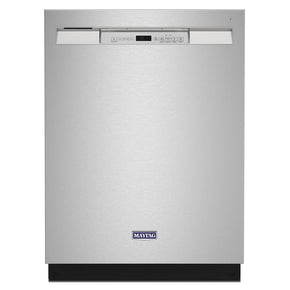 Maytag Front Control 24-in Built-In Dishwasher (Fingerprint Resistant Stainless Steel), 50-dBA - Appliance Discount Outlet
