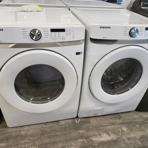 Samsung 4.5-cu ft Stackable Front-Load Washer & 7.5 cuft Dryer Set - Appliance Discount Outlet