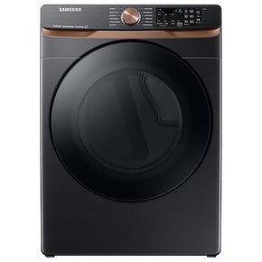 Samsung 7.5-cu ft Stackable Steam Cycle Smart Electric Dryer (Brushed Black) ENERGY STAR - Appliance Discount Outlet