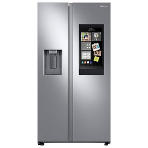 Samsung Family Hub 21.5-cu ft Side-by-Side Refrigerator with Single Ice Maker (Fingerprint Resistant Stainless Steel) ENERGY STAR - Appliance Discount Outlet