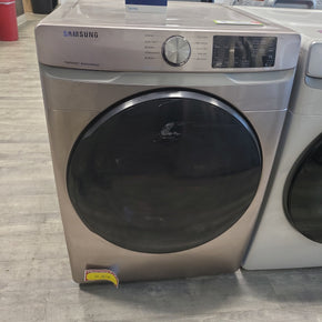 Samsung Front Load Gas Dryer in Champagne (Like-New) - Appliance Discount Outlet
