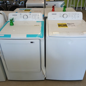 Samsung Top Load Washer Dryer Set WA40A3005AW DVA41A3000W - Appliance Discount Outlet