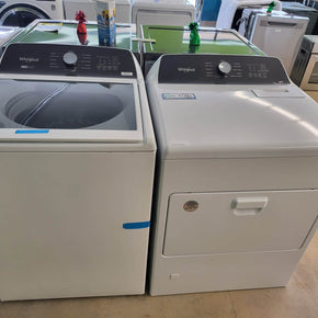 Whirlpool 2-in-1 Removable Agitator Top Load Washer Dryer Set - Appliance Discount Outlet