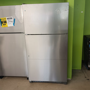 Whirlpool 20.5-cu ft Top-Freezer Refrigerator (Fingerprint Resistant Stainless Steel) - Appliance Discount Outlet