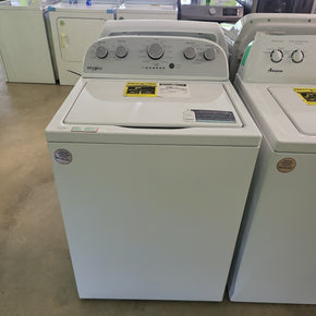 Whirlpool 28" Top Load 3.8 cu. ft Washer with Agitator - White - Appliance Discount Outlet